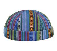 CHAPEAUSHOP Fresh Stripes Bonnet Docker Design Raye Fabrique en Italie Homme Printemps Ete