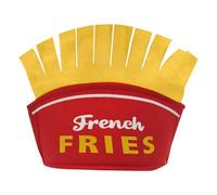 Chapeaux alimentaires fantaisie, chapeau de frites - Nouveauté Français Frites Petit bandeau alimentaire,Couvre-chef de restauration rapide, accessoires amusants, nouveauté pour adultes et , couvre-ch