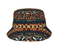 Chapeaux bob pour adultes, chapeau de pêcheur pour l'été, les voyages, la plage, les chapeaux de pêcheur, africains, tribaux, ethniques, imprimés, pour hommes, femmes, adolescents, noir
