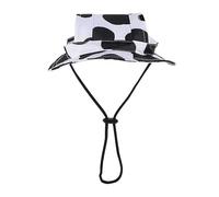 Chapeaux bob pour animal de compagnie - Visière en coton teint sur nœuds avec trous d'oreille et bord rond réglable, protection solaire pour petits chiens, chats, été, extérieur, voyage, plage (#6