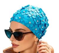 Chapeaux de bain imperméables pour femmes motif floral
