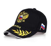 Chapeaux De Baseball Chapeaux Ajustables Capsules De Sport Chapeaux Russe Drapeau Drapeau Armement D'armes Impérial Deux Têtes Aigle Emblème Badge