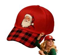 Chapeaux De Baseball Père Noël,Festif Réglable Brodé avec Motif de Père Noël | Chapeau de Baseball Festif pour Femmes et Hommes | Pour Amis Amis, Épouse, Mari, Maman, Pape, Adultes
