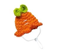 Chapeaux de Compagnie de Hamster, Chapeaux tricotés pour Petit Animal | Chapeau de Hamster en Tricot de Casse-tête Mignon | Accessoires de Costumes colorés Vêtements d'animaux avec Cordon réglable
