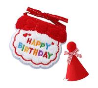 Chapeaux de fête d'anniversaire sur le thème du chat,Chapeau d'anniversaire pour chat | Collier d'anniversaire pour chat et fournitures de fête de anniversaire | Collier d'anniversaire festif pour cha