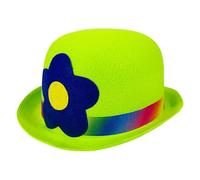 Chapeaux de fou - Chapeau en feutre à bord plat | Accessoire créatif confortable pour déguisements, fêtes, réunions en plein air, maison