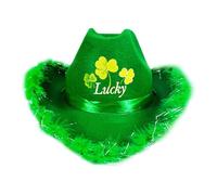 Chapeaux de jour de la Saint-Patrick pour femmes, chapeau de jour de la Saint-Patrick pour hommes | Irish Festival Caps - St Patrick Day a entendu des chapeaux de cowgirl unisexe shamrock confortable
