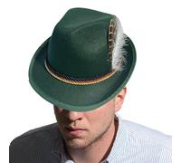 Chapeaux de l'Oktoberfest pour homme | Chapeau de bal masqué non tissé - Accessoire de costume de l'Oktoberfest pour adultes, performance sur scène, jeu de rôle, festival, Halloween, bal masqué