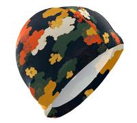 Chapeaux de natation colorés pour adultes - Camouflage - Cheveux courts - Imperméables - Protection des cheveux et réduction de la traînée - Gorra para nadar de mujer