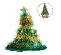 Chapeaux de Noël, bonnet de Père Noël, chapeau de sapin de Noël, bonnet d'elfe, bonnet de Père Noël enroulé pour adultes, accessoires de dég