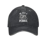 chapeaux de Noël Dandy’s World Pebble C’est juste un caillou Casquette de baseball vintage en coton dessiné usé Snapback Casquette à snapback pour hommes femmes cadeau de chapeau d’extérieur