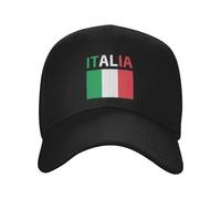 Chapeaux de Noël Unisexes Custom Fashion Italie Casquette de Baseball Drapeau Drapeau de Baseball Femmes Hommes Adulte Adulte Italien Fier Chapeau de Papa Outdoor Sun Hats Cadeaux