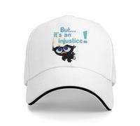 Chapeaux de Papa de Couleur Pure C’est Une Injustice Chapeau Essentiel Pare-Soleil Casquettes de Baseball Calimero Cartoon Casquette à visière