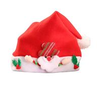 Chapeaux de Père Noël à la mode tricotés doux et confortables durables pour les activités scolaires chapeaux de Noël amusants