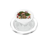 Chapeaux de Père Noël Bouledogue français PopSockets PopGrip pour MagSafe
