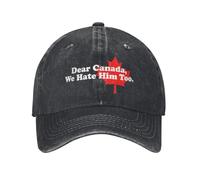 Chapeaux de Père Noël Unisexe Cher Canada Nous Le détestons trop Décontracté Casquette de Baseball Sport en Plein air Chapeau de Camionneur Hommes Sexy d’été Mode Femme Casquette à Snapback Cadeau