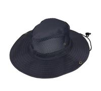 Chapeaux De Randonnée Homme Chapeau de Soleil for Hommes, 1 pièce, Chapeau de Camping, randonnée, Seau, Casquette à Rabat, Respirant, pêche en Plein air, Cyclisme, Chapeau à Large Bord(Deep Green)