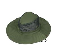 Chapeaux De Randonnée Homme Chapeau de Soleil for Hommes, 1 pièce, Chapeau de Camping, randonnée, Seau, Casquette à Rabat, Respirant, pêche en Plein air, Cyclisme, Chapeau à Large Bord(Green)