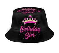 Chapeaux De Seau C'est Mon Anniversaire Chapeau De Pêcheur Mignon Chapeaux De Visière Amusant Chapeau De Plage pour Soleil D'Extérieu Randonnée Été 56-58Cm