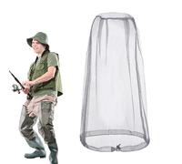 Chapeaux de seau en voile de maille, chapeau en filet à tête volante - Filet anti-mouches en maille - Chapeau de protection extérieur, chapeau de soleil de Protection extérieure, couverture faciale en