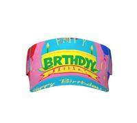 Chapeaux de soleil Happy Birthday Ballon, pour adultes, chapeaux de sport et chapeaux avec visières, parfaits pour un usage quotidien en plein air, noir