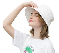 Chapeaux de soleil légers et respirants pour femme - Protection UPF50 - Large bord - En corde - Pliable - Pliable - Avec mentonnière réglable - Cordon de serrage - Pour l'été, le jardinage, les
