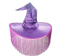 Chapeaux de sorcière pour femme - Chapeau d'Halloween avec araignées en toile d'araignée - Pour carnaval, cosplay, Halloween - Costume de magicien pour femme
