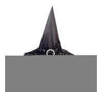 Chapeaux de sorcière pour femme | Chapeaux de sorcière en dentelle pour adultes | Accessoires de carnaval pour Halloween Cosplay Bals masqués Intérieur Extérieur Décoration pour l'entrée dans le