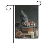 Chapeaux de sorcière vintage - Drapeau académie sombre - Esthétique - Pour jardin, vacances, vacances - Double face - Pour maison, cour - 30,5 x 45,7 cm
