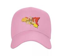 Chapeaux De Sport De Course - Casquette De Baseball Classique avec Drapeau De La Sicile Et De Sicile pour Femme Et Homme, Respirant, Italien, Sicilien, Fierté, Chapeau De Papa, Protection Contre L