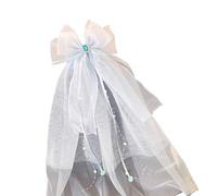 Chapeaux délicats en voile blanc pour filles Première Communauté Clip réglable Église en tulle léger Accessoires de vêtements Filles Première Communion Ensemble d'accessoires