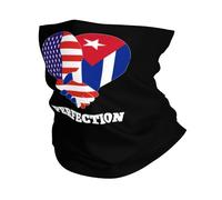 Chapeaux Demi-Visage Drapeau De L'Amérique Et De Cuba, Amitié Parfaite Séchage Rapide Gaiter Multi-Usage Cache-Col pour Sports Cyclisme Adulte
