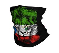 Chapeaux Demi-Visage Drapeau Drôle De La Guinée Équatoriale Représentant Un Lion Bandeau Magique Multi-Usage Protection du Visage pour Jogging, Ski, Yoga