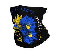 Chapeaux Demi-Visage en Avril, Sensibilisation À La Prévention des Violences Faites Aux Enfants Unisexe Bandeau Magique Respirant Headwrap pour Moto Femme Ski