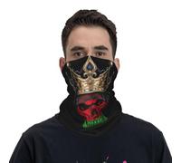 Chapeaux Demi-Visage Malawi Malawiens Drapeau Couronne Crâne Bandeau Magique Respirant Protection du Visage pour Randonnée, Vélo, Ski