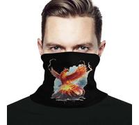 Chapeaux Demi-Visage Phénix de feu Volcans Éruption Élastique Bandeau Magique Unisexe Gaiter pour Cyclisme Sports 26X30cm