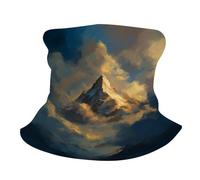 Chapeaux Demi-Visage Sommet De La Montagne Écharpe Demi-Visage Ultra-Douce Respirant Tube Bandeaux pour Moto Vélo Adulte 25X50Cm