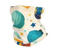 Chapeaux Demi-Visage Sports Basketball Orange Séchage Rapide Protection du Visage Multi-Usage Echarpe Gaiter pour Ski Adulte Sports