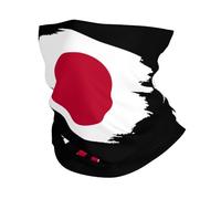 Chapeaux Demi-Visage Texte Amusant sur Le Drapeau du Japon Echarpe Tête Pirate Anti-Solaire Bandeau Magique pour Vélo, Course À Pied, Escalade