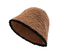 Chapeaux d'hiver chauds pour femmes, chapeaux de pêcheur, chapeaux de bassin, visières pour hommes, kaki, M