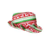 Chapeaux Fedora De Pour Hommes,Couvre-Chef Classique Respirant À Motif Flocons De Neige Festif,Chapeau Chaud Pour Les Fêtes - Pour Amis Famille Hommes Adolescents Fête Gagnant Vacances Intérieur Extér