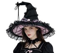 Chapeaux Gothiques Pour Femmes Accessoires de de rôle confortables à | Chapeau De Sorcière Cosplay Idéal Pour Maison, Scène, Fête, Festival, De Camp Automne, Photo Et Occasions