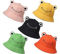 Chapeaux Mignons Grenouille Bob avec Bords Larges - Protection UV - Pour Enfants et Adultes