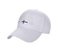 Chapeaux Pare-Soleil Finlande Casquette Hip Hop Mode Strapback Trucker Cap Respirant Chapeau De Golf pour Sport, Hip Pop, Trucker