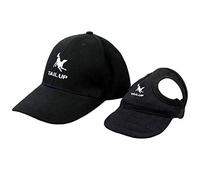 Chapeaux parent-enfant pour chien, Ensemble de casquette de baseball pour maman / papa de l'animal, Bonnet pare-soleil pour chien Bonnets de protection contre le soleil, Jeans avec trous d'oreille et