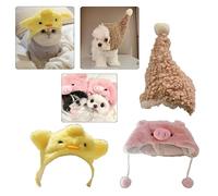 Chapeaux pour Chat,YouXiaor 3PCS Chapeau de Chat Joli Chapeau pour Animaux de Compagnie Costume de Chat Chapeau Drôle pour Chat Petits Chiens Accessoire Cosplay Costume de Fête de Chiot