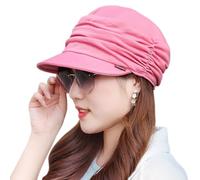 Chapeaux pour chimio - Casquette de baseball en coton pour femmes, doux bonnets pour cancer, couvre-chefs pour la tête, bonnet béanie, bandeaux pour cheveux, rose, Taille unique