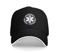 Chapeaux pour Hommes en Pur Coton, EMT of Life Urgence Médical Cap Mode Casual Casquettes de Baseball Chapeau réglable Hip Hop Été Unisexe Casquettes de Baseball,Cadeau