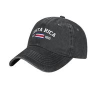 Chapeaux Randonnée Drapeau du Costa Rica Casquette Trucker Vintage Hat Coton Hip Pop Casquette pour Cadeau, Running, Extérieur