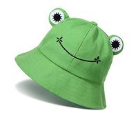 Chapeaux Seau Bob Grenouille Mignon Coton Chapeau Grenouille Vert